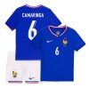 Camisola + Calções França Camavinga 6 Criança Equipamento 1ª Euro 2024